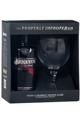 Brockmans Gin & Free Glass Pack